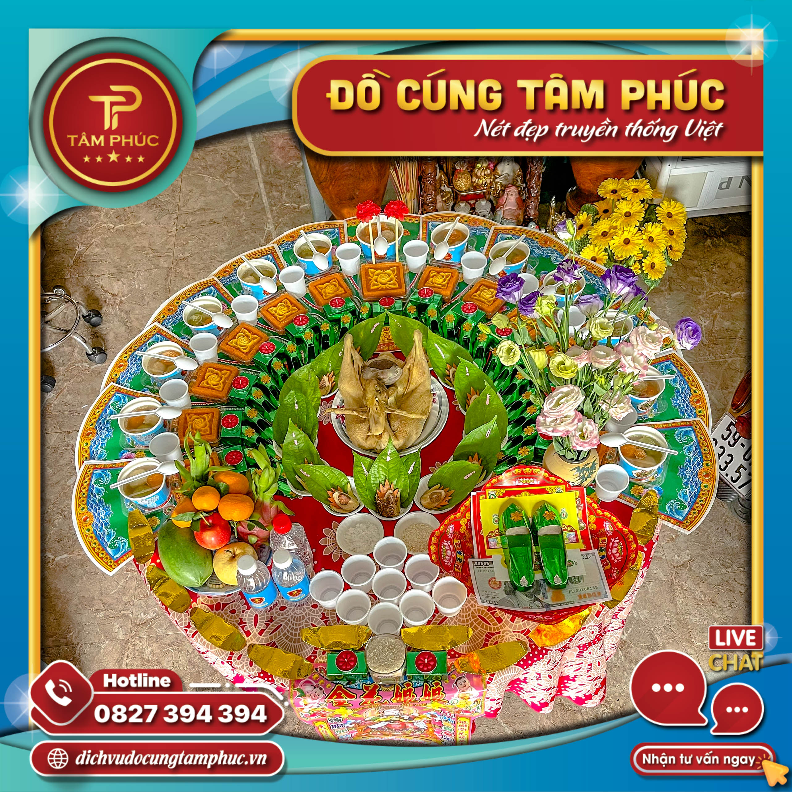 Mâm cúng Căn 3,6,9,12, tuổi cho bé Trai, bé Gái.